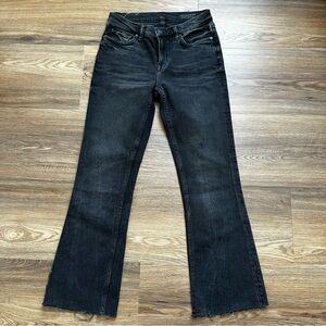 All Saints Black Boot Cut Jeans